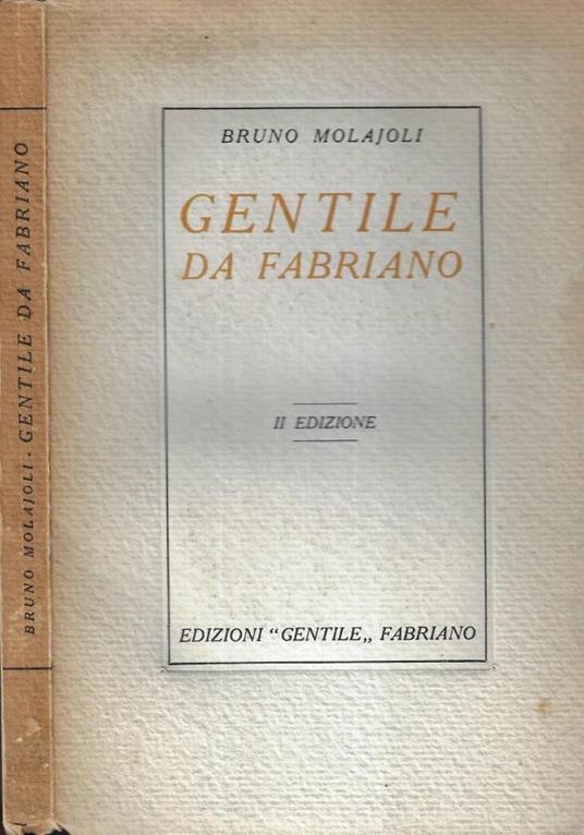 Gentile da Fabriano - Bruno Molajoli - copertina