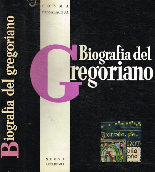Biografia del Gregoriano - Cosma Passalacqua - copertina