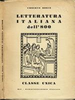 Letteratura italiana dell'800