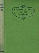 A Century of lyrics 1550-1650