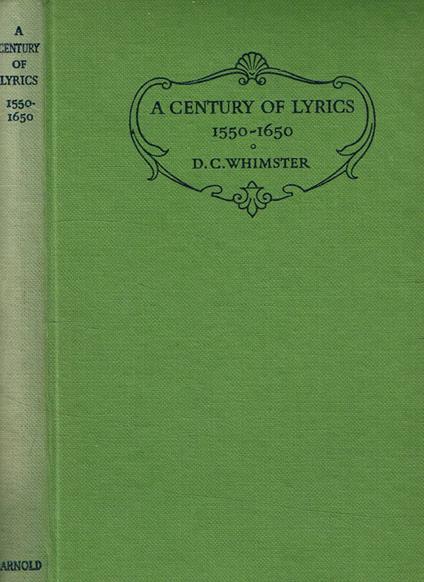 A Century of lyrics 1550-1650 - copertina