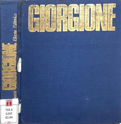 Giorgione - Terisio Pignatti - copertina