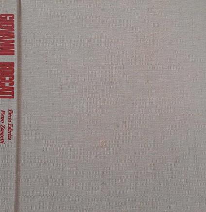 Giovanni Boccati - Pietro Zampetti - copertina