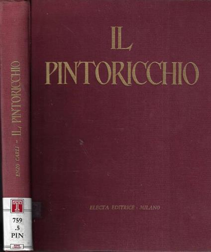 Il Pintoricchio - Enzo Carli - copertina
