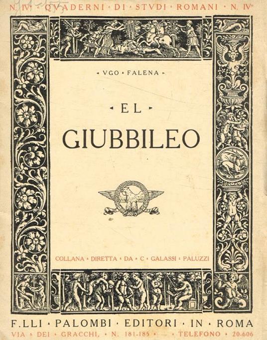El Giubbileo - Ugo Falena - copertina