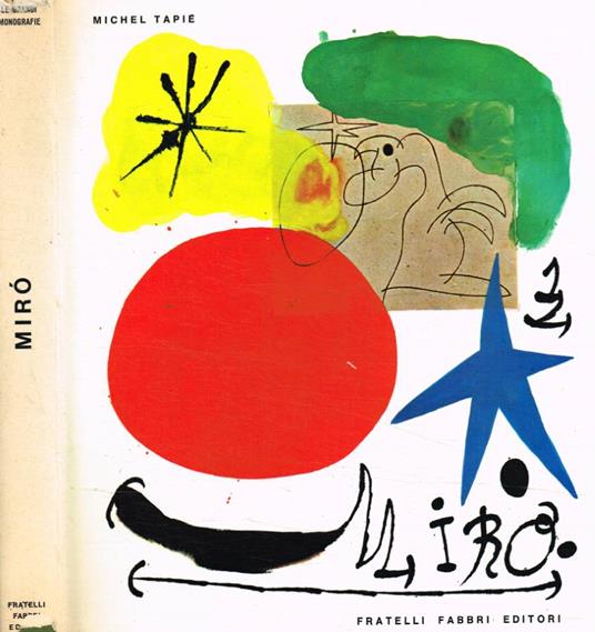 Joan Mirò - Michel Tapié - copertina
