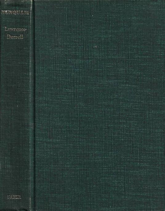 Nunquam - Lawrence Durrell - copertina