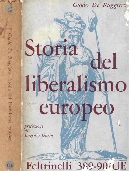 Storia del liberalismo europeo - Guido De Ruggiero - copertina