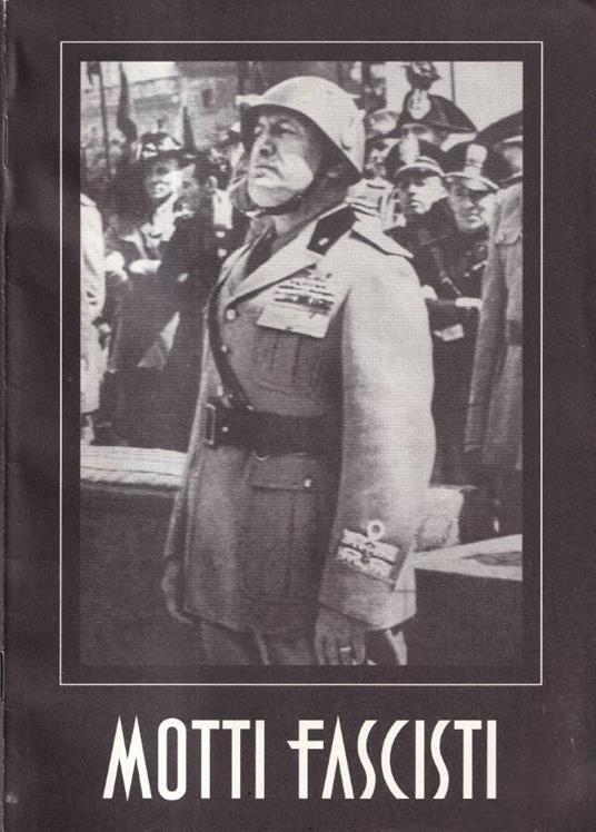 Motti fascisti - copertina