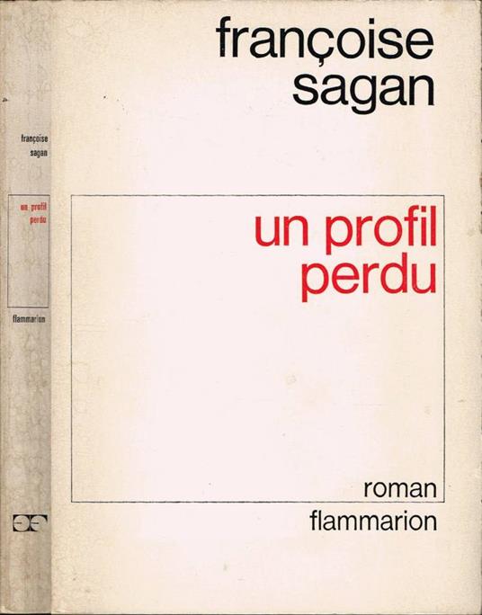 Un profil perdu - Françoise Sagan - copertina