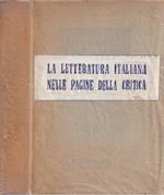 La letteratura italiana nelle pagine della critica