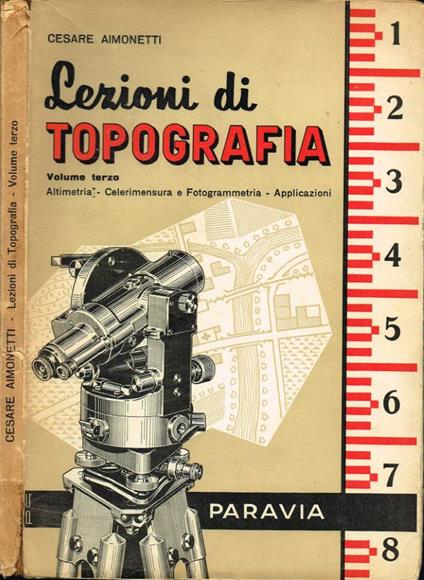 Lezioni di Topografia - Cesare Aimonetti - copertina