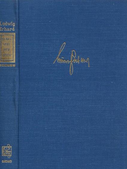 Benessere per tutti - Ludwig Erhard - copertina