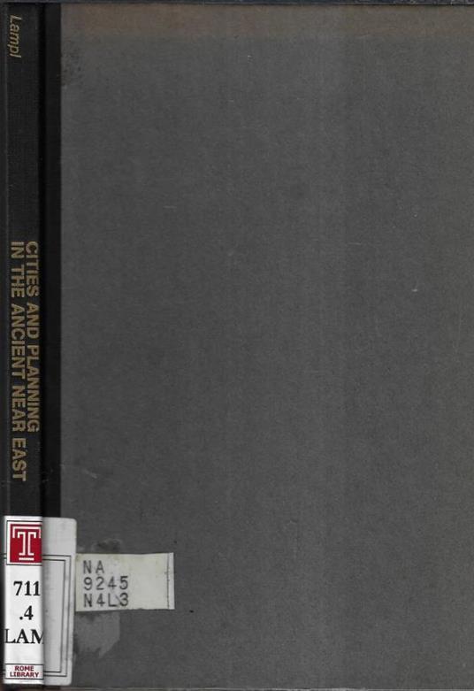 Cities and planning in the ancient near east - copertina
