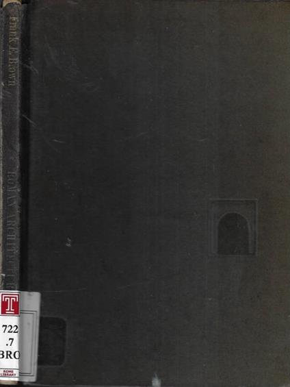 Roman architecture - Frank E. Brown - copertina