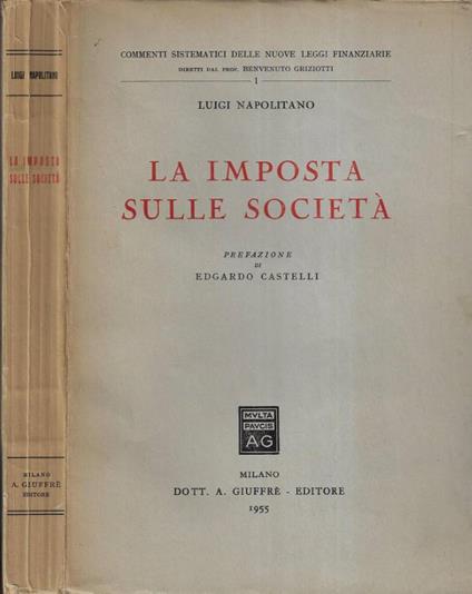 La imposta sulle società - copertina