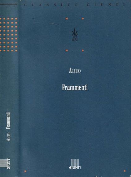 Frammenti - copertina