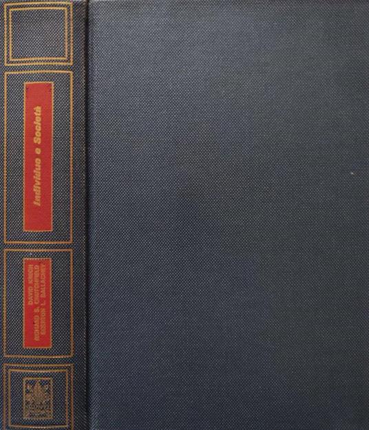 Individuo e Società - copertina