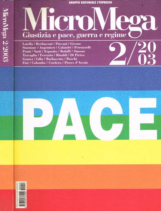 MicroMega 2/2003 - copertina