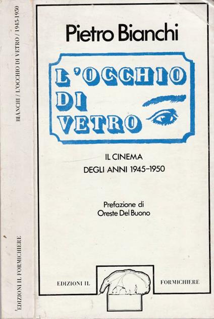 L' occhio di vetro - Pietro Bianchi - copertina