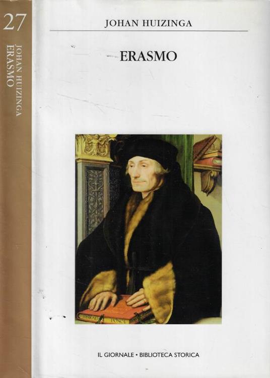 Erasmo - Johan Huizinga - copertina