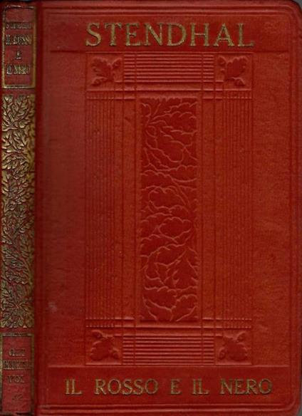 Il rosso e il nero - Stendhal - copertina