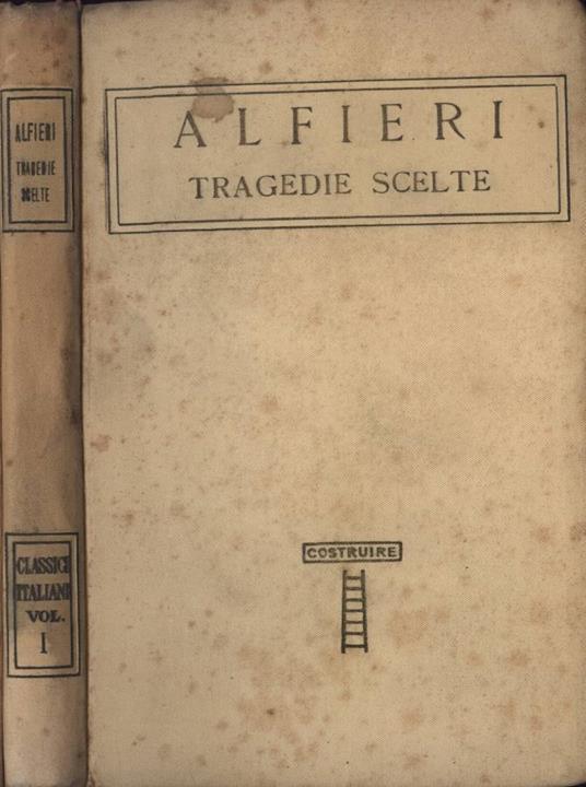 Tragedie scelte - copertina