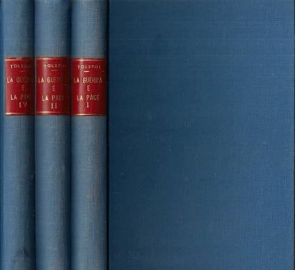 Guerra e pace Vol. I - II - IV - Lev Tolstoj - copertina
