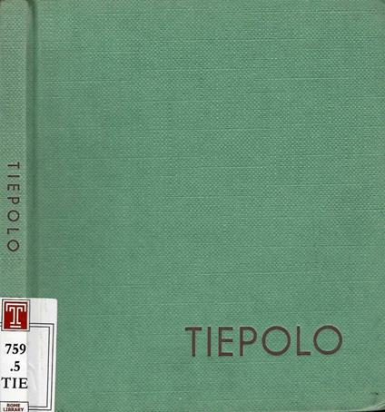 Tiepolo - Valentino Crivellato - copertina