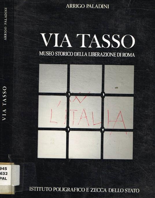 Via Tasso - Arrigo Paladini - copertina