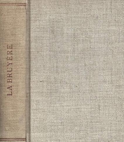 Les caracteres ou les moeurs de ce siecle - copertina