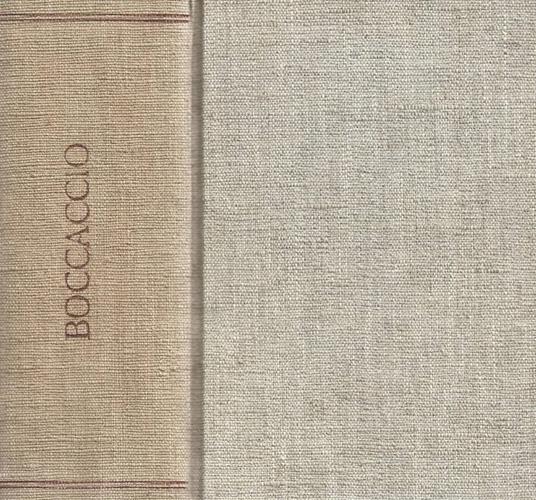 Decameron - Giovanni Boccaccio - copertina