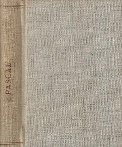 Oeuvres de Blaise Pascal - Blaise Pascal - copertina