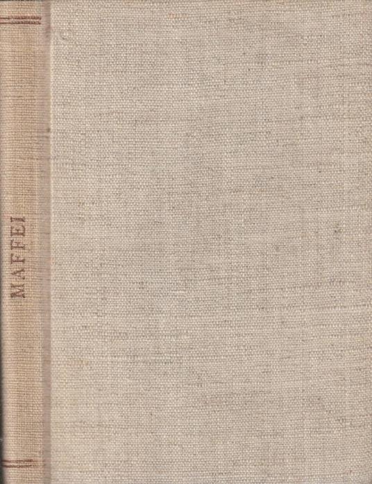 Opere - Scipione Maffei - copertina