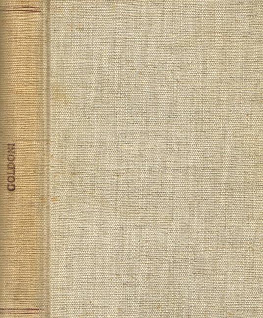 Commedie di Carlo Goldoni - Carlo Goldoni - copertina