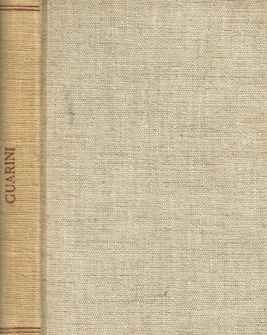 Opere - G. Battista Guarini - copertina