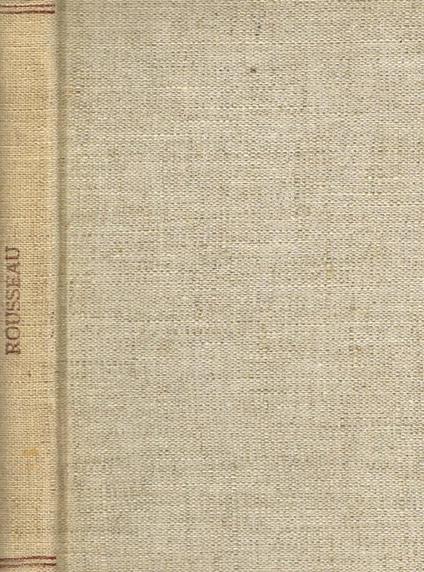 Les reveries du promeneur solitaire - Jean-Jacques Rousseau - copertina