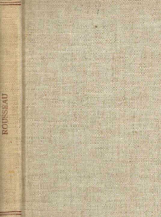 Les reveries du promeneur solitaire - Jean-Jacques Rousseau - copertina