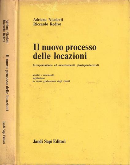 Il nuovo processo delle locazioni - copertina