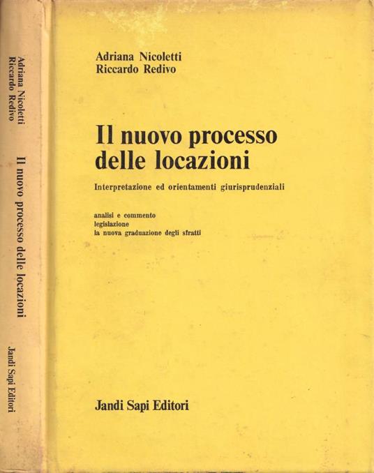 Il nuovo processo delle locazioni - copertina