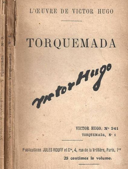 Torquemada - Victor Hugo - copertina
