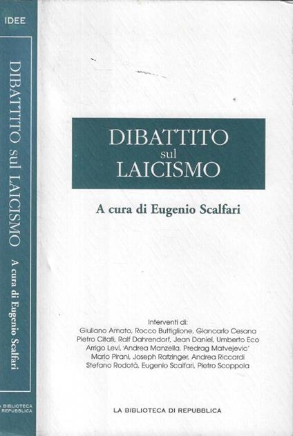 Dibattito sul laicismo - copertina