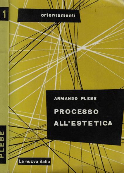 Processo all'estetica - Armando Plebe - copertina