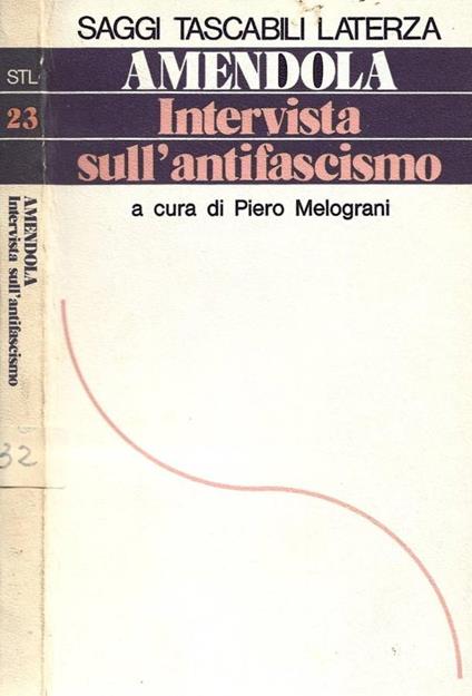 Intervista sull'antifascismo - Giorgio Amendola - copertina