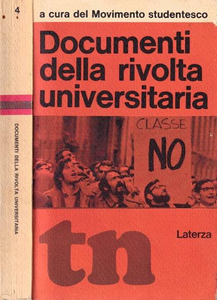 Documenti della rivolta universitaria - copertina