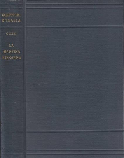 La Marfisa bizzarra - Carlo Gozzi - copertina