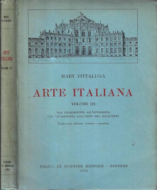 Arte italiana Vol. III - Mary Pittaluga - copertina