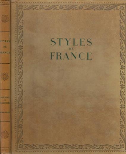 Styles de France - copertina