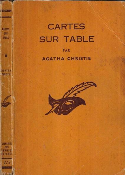 Cartes sur table - Agatha Christie - copertina