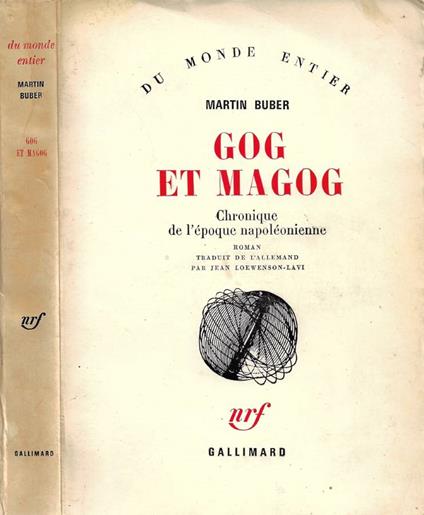 Gog et Magog - Martin Buber - copertina